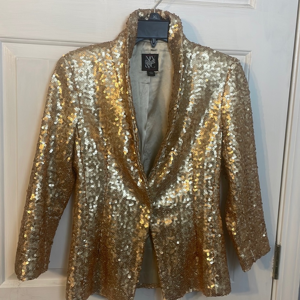 Women sequin blazer